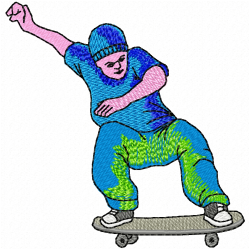 Skateboard Embroidery Design 10 Skateboard Embroidery Design 10
